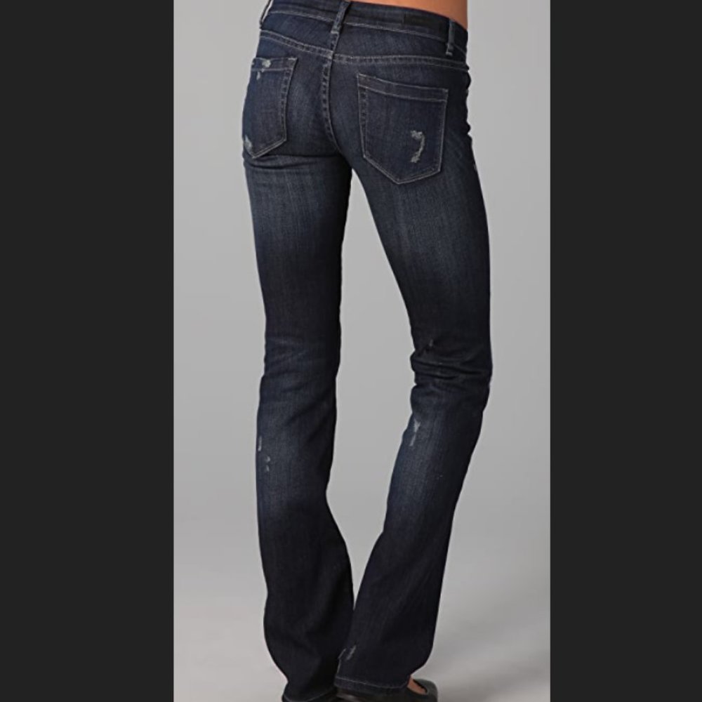New Blank Denim Slim Boot Cut Jeans in Dirty Bird